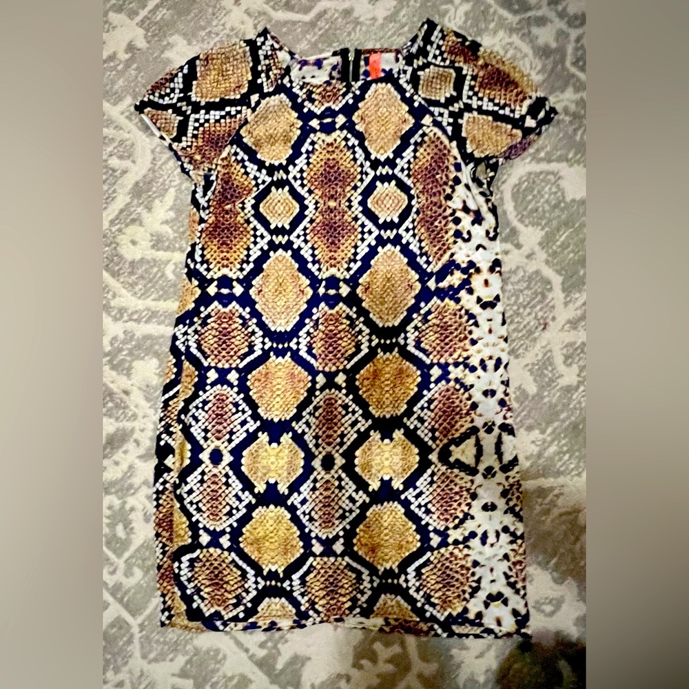 Eight Sixty snakeskin dress